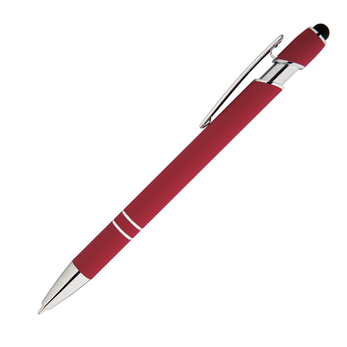 Custom Professional Soft Touch Metal Pens with Stylus